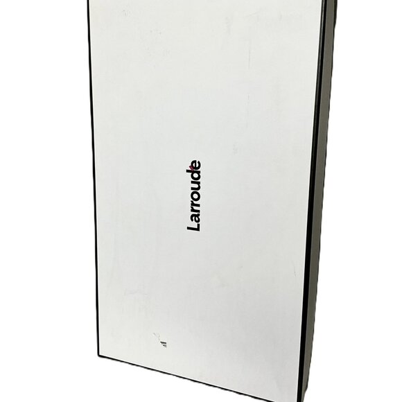 Larroude Kate Slouch Fringe Denim Knee - High Boots Size 9 Handmade in Brazil - Picture 11 of 12